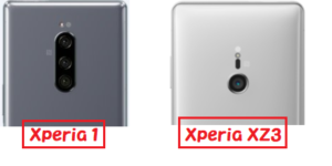 Xperia 1　Xperia XZ3 カメラ比較